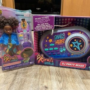 New Bundle Karma’s World Doll and DJ Party Mixer Bundle